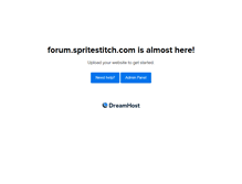 Tablet Screenshot of forum.spritestitch.com